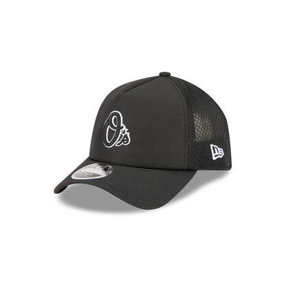 Baltimore Orioles 2026 Batting Practice Alt O 9FORTY APEX Trucker Hat