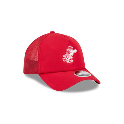 Cincinnati Reds 2026 Batting Practice Alt Mr. Red 9FORTY APEX Trucker Hat