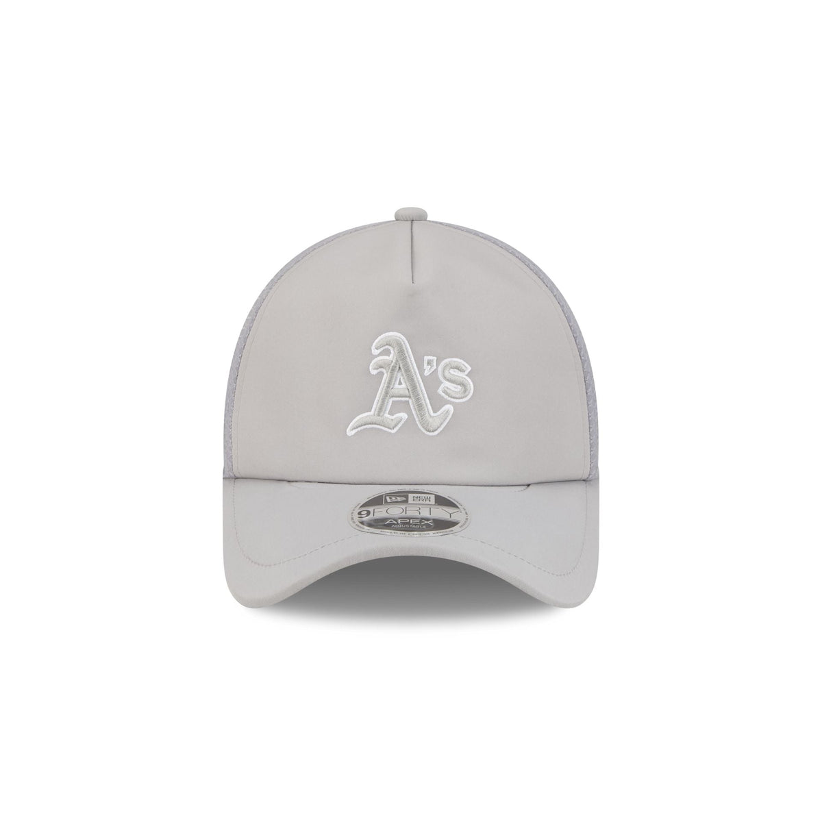Athletics 2026 Batting Practice Gray 9FORTY APEX Trucker Hat
