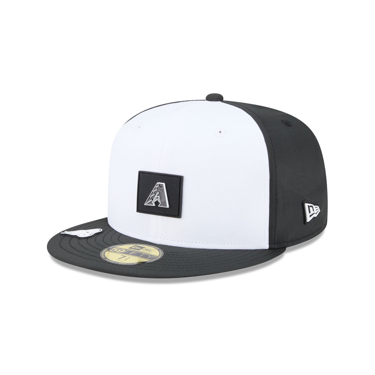 Arizona Diamondbacks 2026 Clubhouse Black & White 59FIFTY Fitted Hat