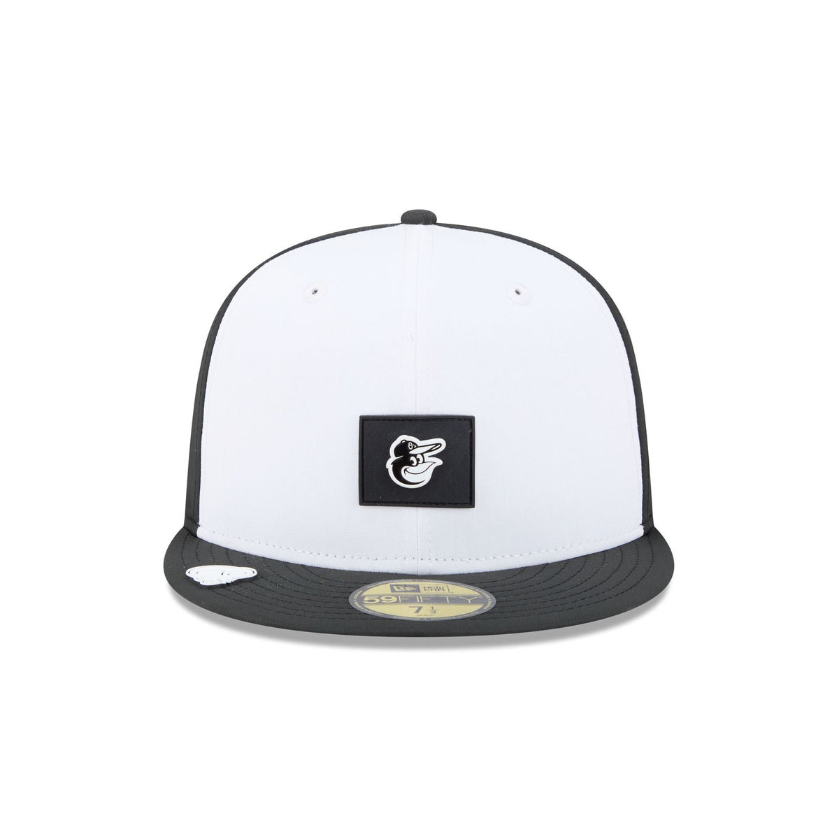 Baltimore Orioles 2026 Clubhouse Black & White 59FIFTY Fitted Hat