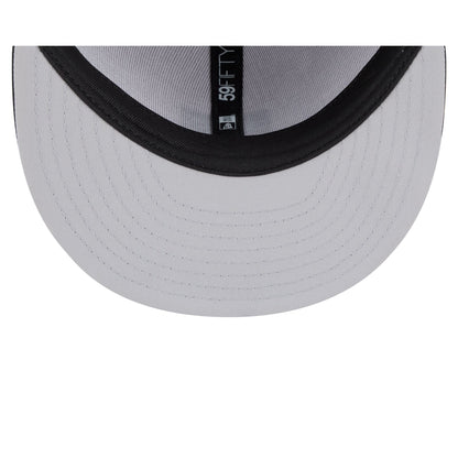 Philadelphia Phillies 2026 Clubhouse Black & White 59FIFTY Fitted Hat