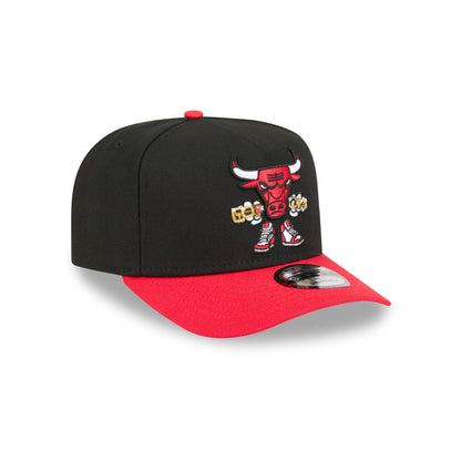Chicago Bulls Cartoon 9FIFTY A-Frame Snapback Hat