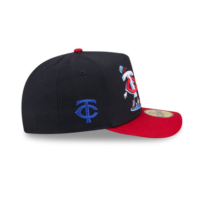 Minnesota Twins Cartoon 59FIFTY A-Frame Fitted Hat