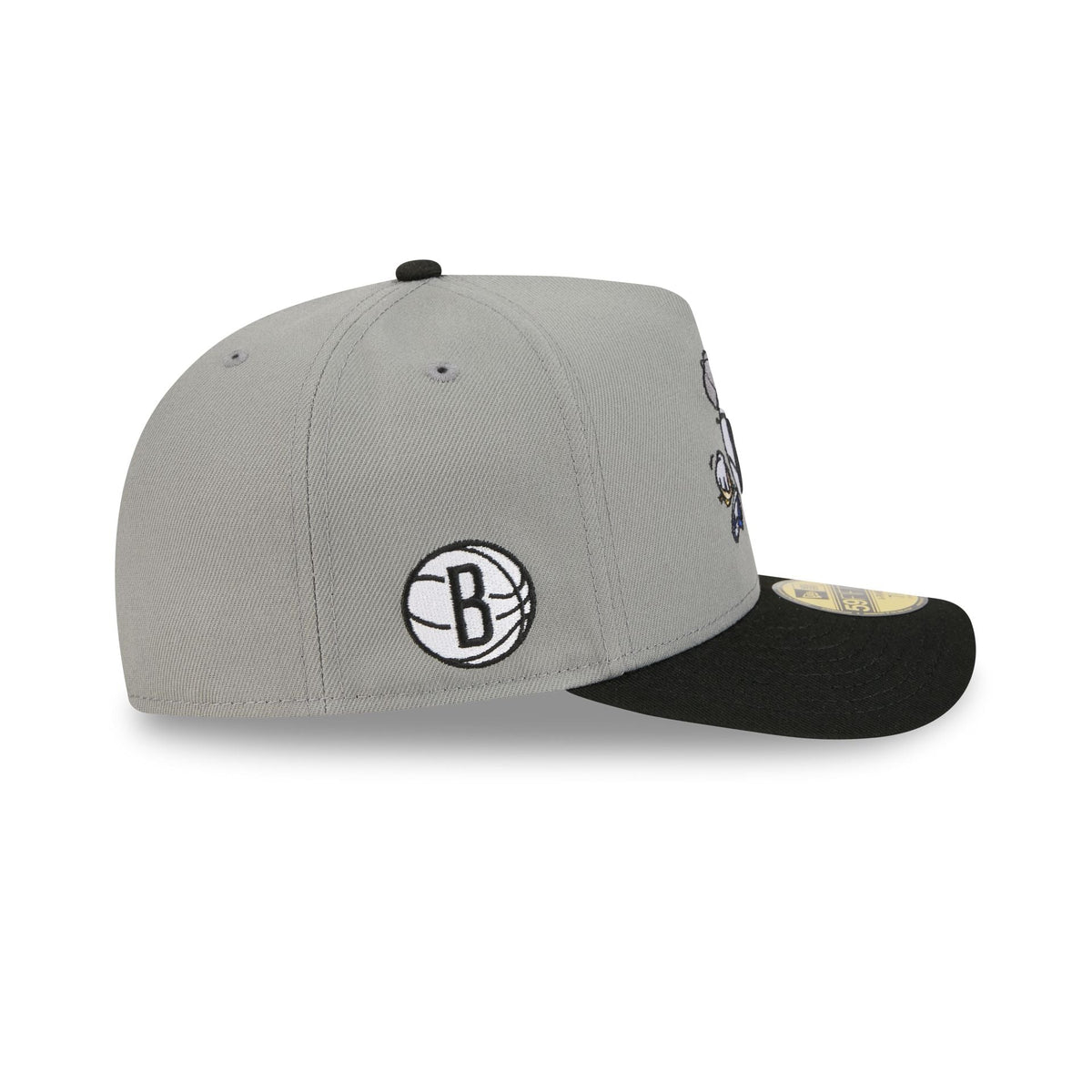 Brooklyn Nets Cartoon 59FIFTY A-Frame Fitted Hat