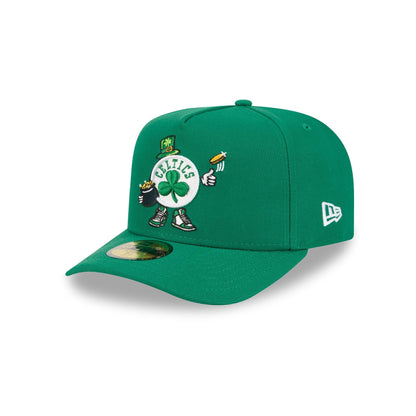 Boston Celtics Cartoon 59FIFTY A-Frame Fitted Hat