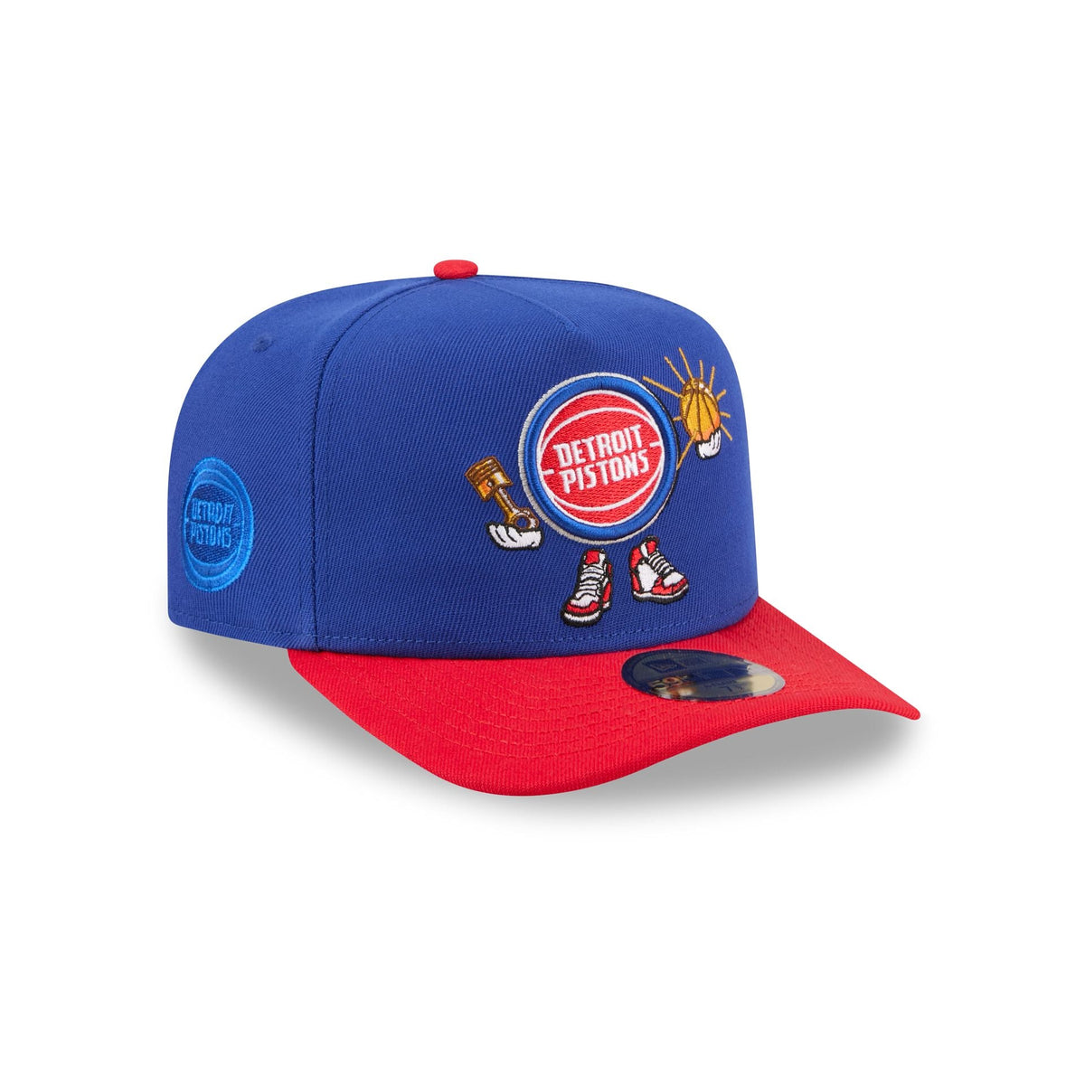 Detroit Pistons Cartoon 59FIFTY A-Frame Fitted Hat