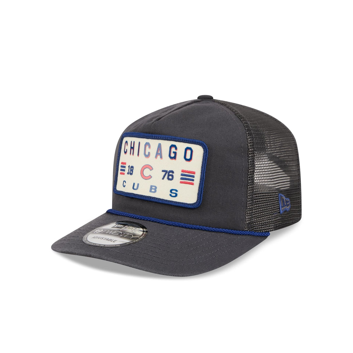 Chicago Cubs Washed Graphite 19TWENTY Trucker Hat