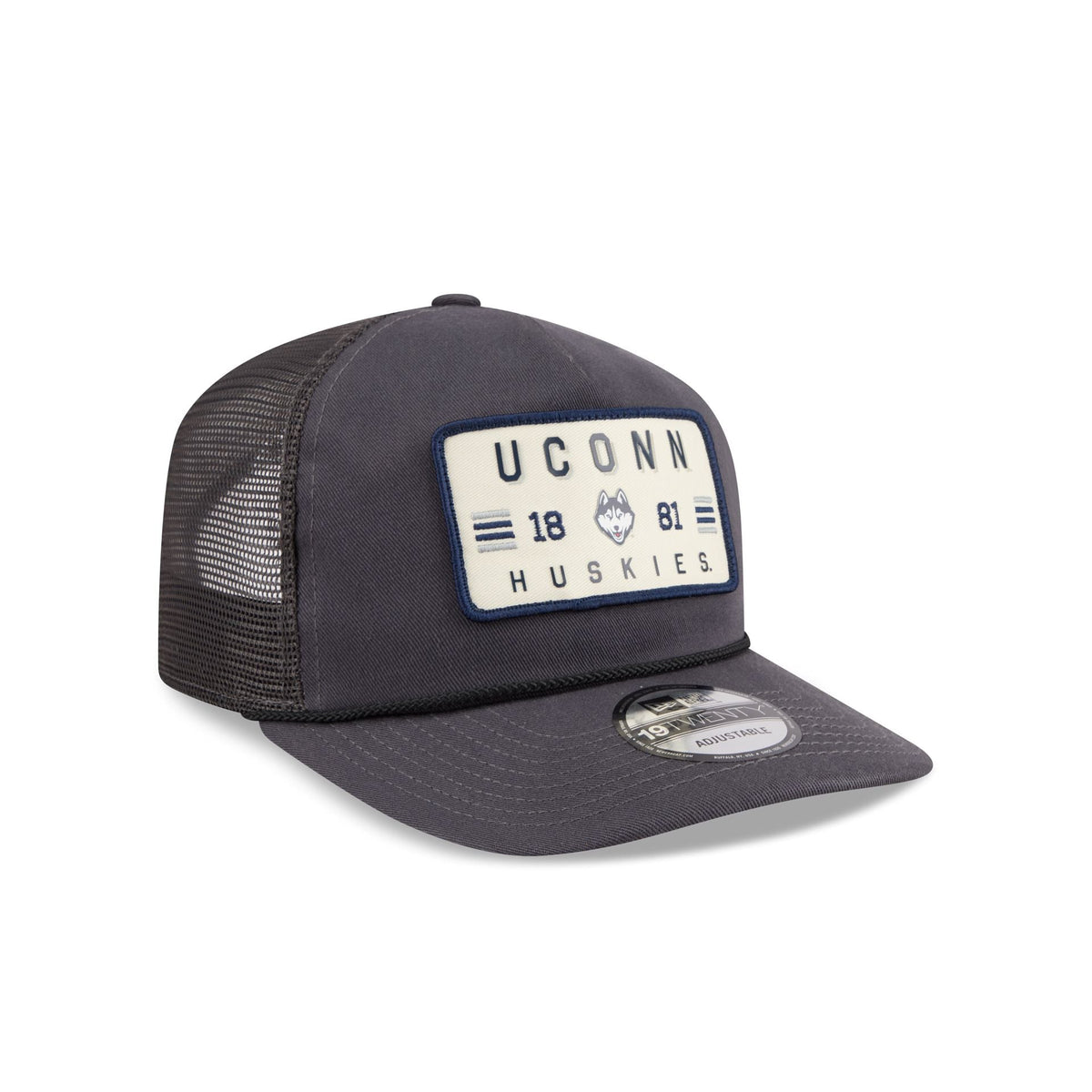 Connecticut Huskies Washed Graphite 19TWENTY Trucker Hat