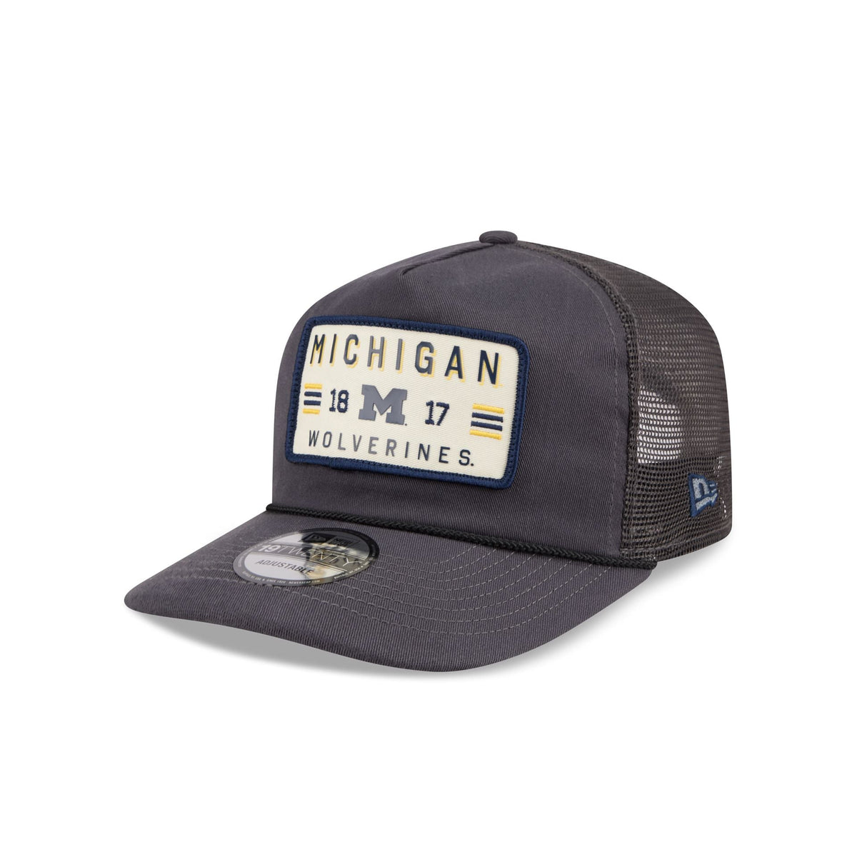 Michigan Wolverines Washed Graphite 19TWENTY Trucker Hat