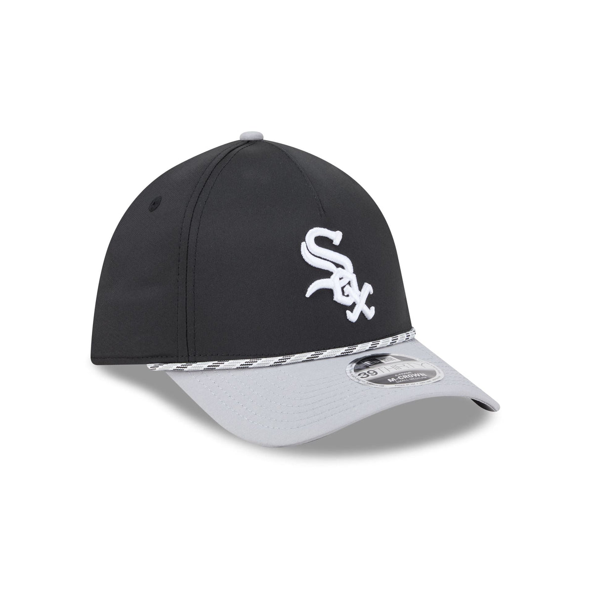 Chicago White Sox Rope 39THIRTY M-Crown A-Frame Stretch Fit Hat