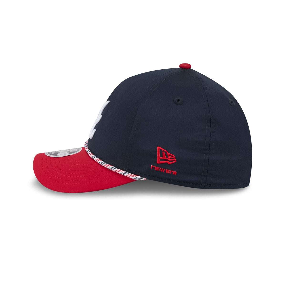 Atlanta Braves Rope 39THIRTY M-Crown A-Frame Stretch Fit Hat