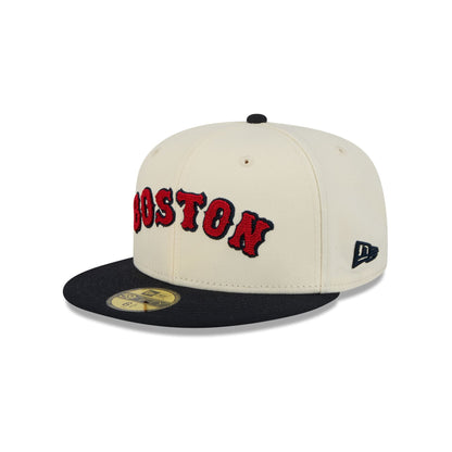 Boston Red Sox Two Tone Stitch 59FIFTY Fitted Hat