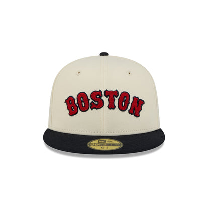 Boston Red Sox Two Tone Stitch 59FIFTY Fitted Hat