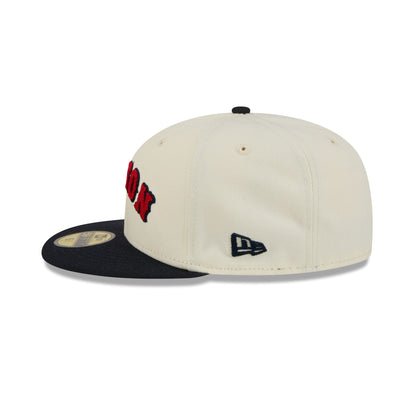 Boston Red Sox Two Tone Stitch 59FIFTY Fitted Hat