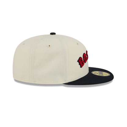 Boston Red Sox Two Tone Stitch 59FIFTY Fitted Hat