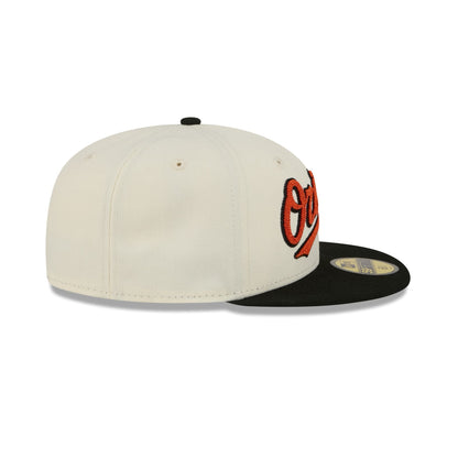 Baltimore Orioles Two Tone Stitch 59FIFTY Fitted Hat