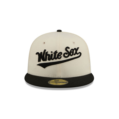 Chicago White Sox Two Tone Stitch 59FIFTY Fitted Hat