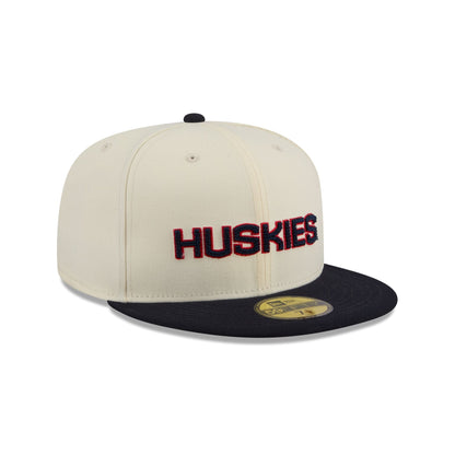 Connecticut Huskies Two Tone Stitch 59FIFTY Fitted Hat