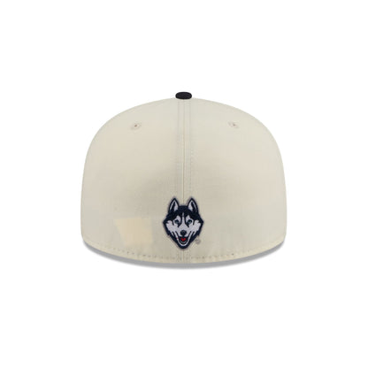 Connecticut Huskies Two Tone Stitch 59FIFTY Fitted Hat