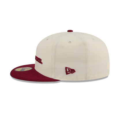 Arkansas Razorbacks Two Tone Stitch 59FIFTY Fitted Hat