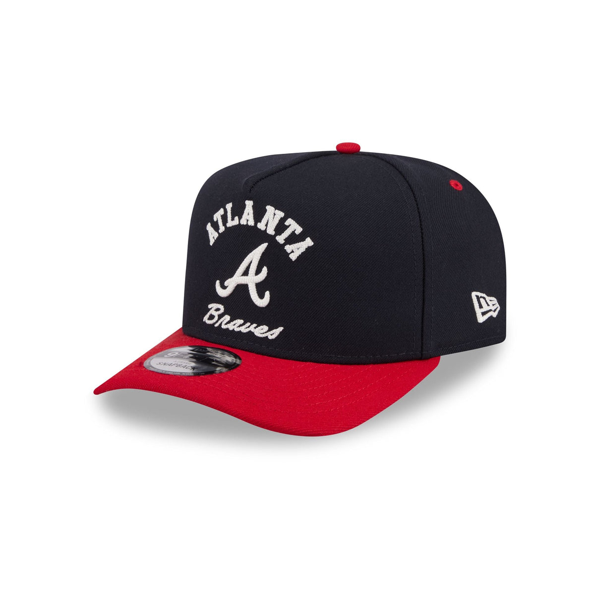 Atlanta Braves Arched 9FIFTY A-Frame Snapback Hat
