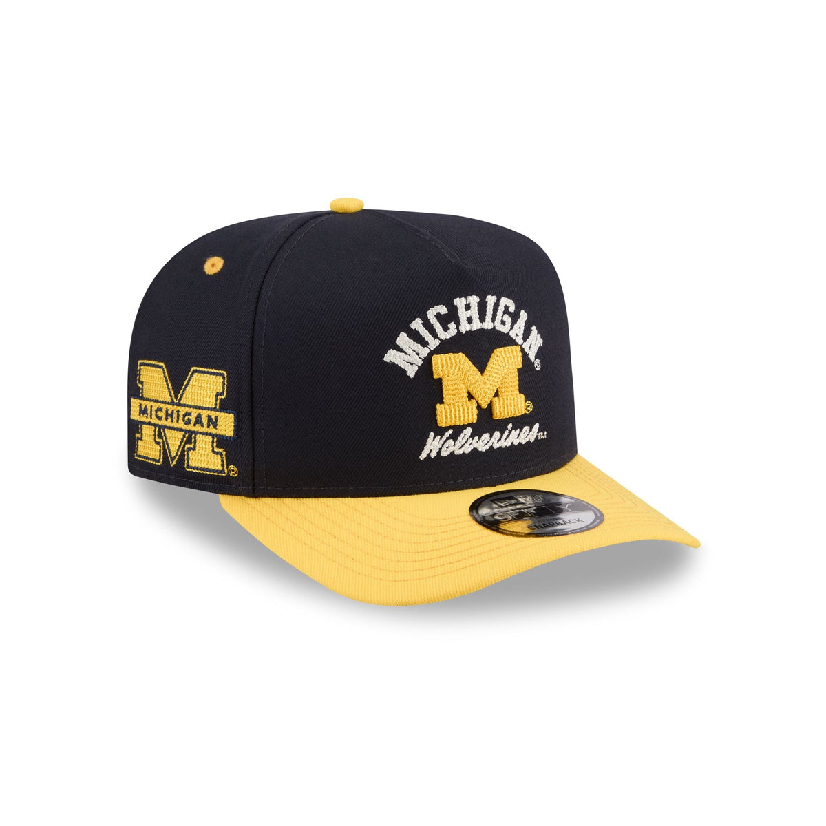 Michigan Wolverines Arched 9FIFTY A-Frame Snapback Hat