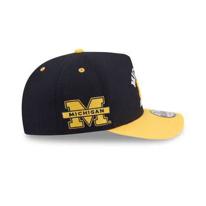 Michigan Wolverines Arched 9FIFTY A-Frame Snapback Hat