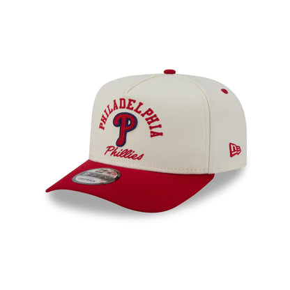Philadelphia Phillies Arched Chrome White 9FIFTY A-Frame Snapback Hat