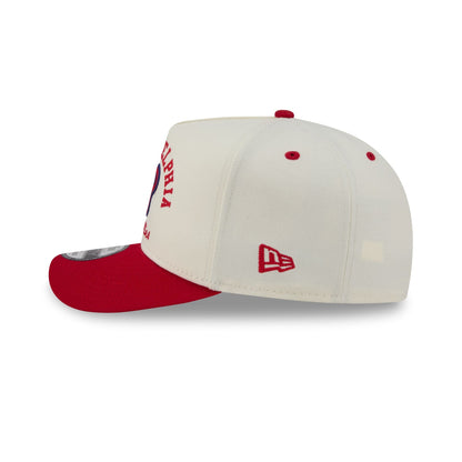 Philadelphia Phillies Arched Chrome White 9FIFTY A-Frame Snapback Hat