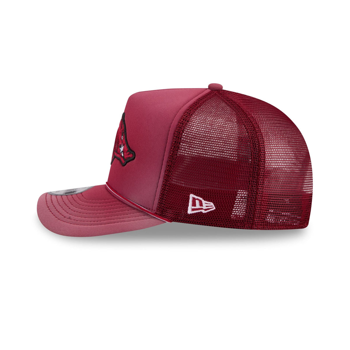 Arkansas Razorbacks Worn 9FIFTY A-Frame Trucker Hat
