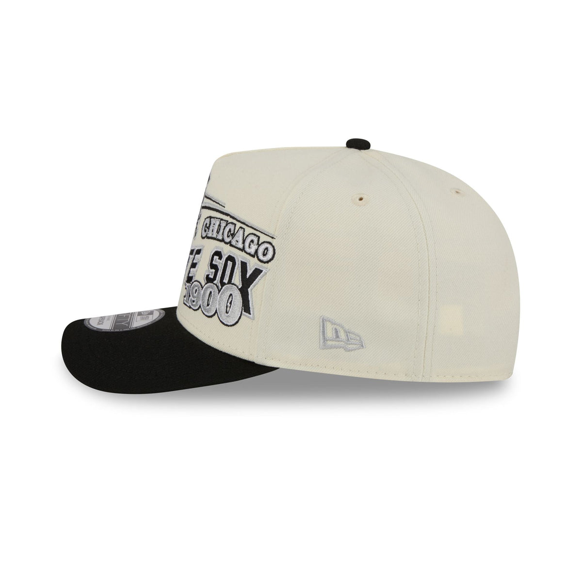 Chicago White Sox Chrome White Classic 9FIFTY A-Frame Snapback Hat
