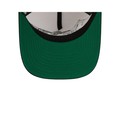Chicago White Sox Chrome White Classic 9FIFTY A-Frame Snapback Hat