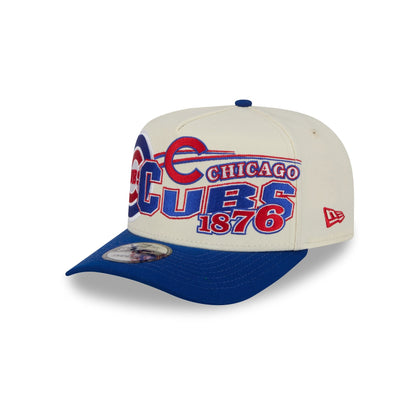 Chicago Cubs Chrome White Classic 9FIFTY A-Frame Snapback Hat