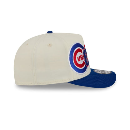 Chicago Cubs Chrome White Classic 9FIFTY A-Frame Snapback Hat
