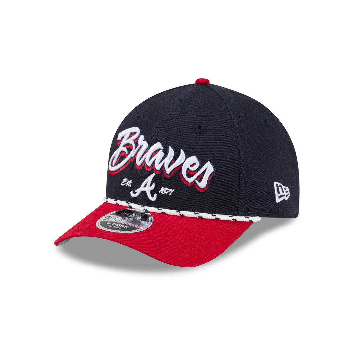 Atlanta Braves Team Loyal 9FORTY M-Crown Snapback Hat