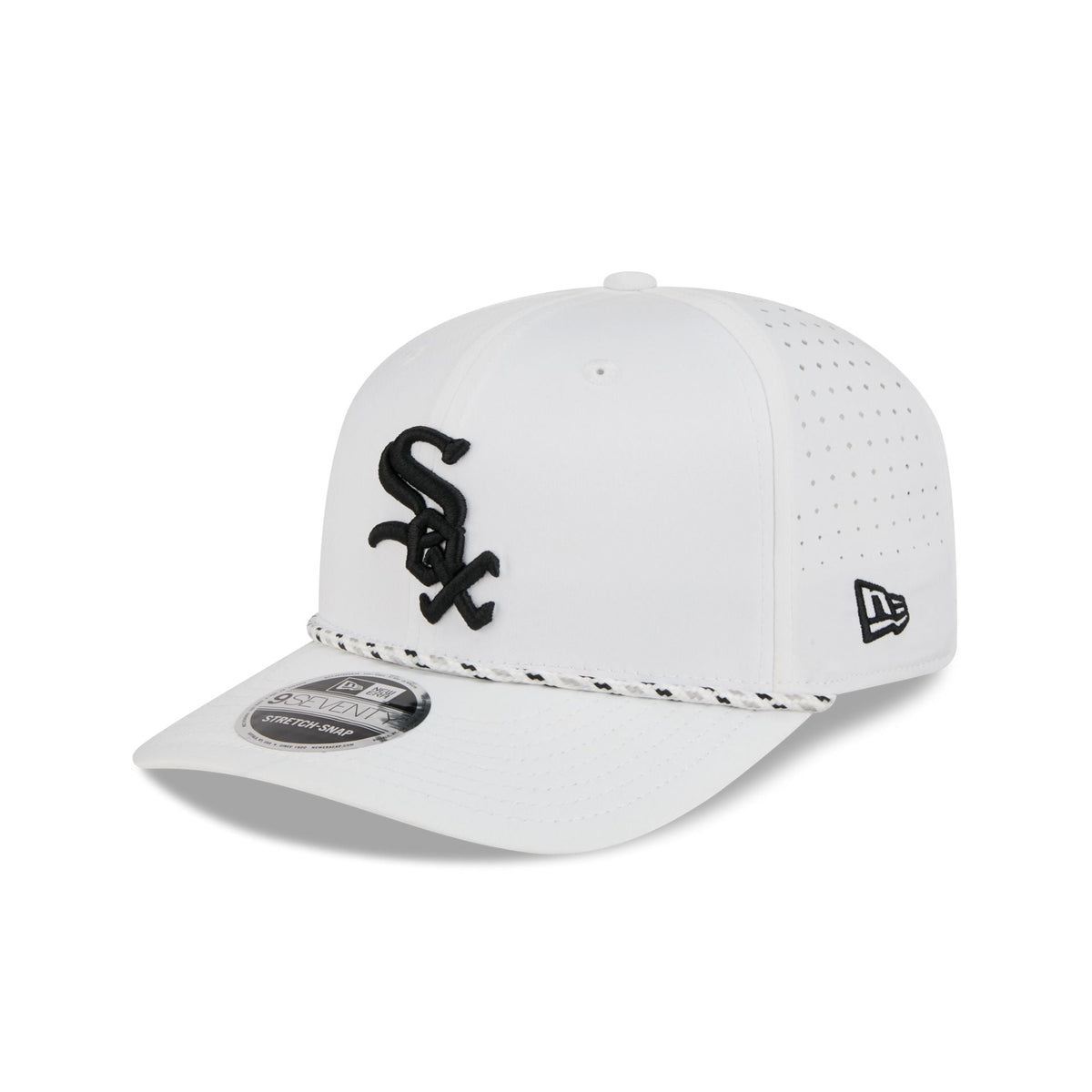 Chicago White Sox Optic White Performance Rope 9SEVENTY Stretch-Snap Hat