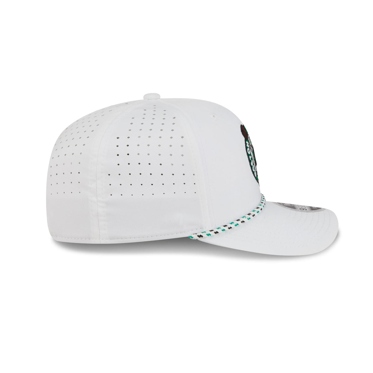Boston Celtics Optic White Performance Rope 9SEVENTY Stretch-Snap Hat