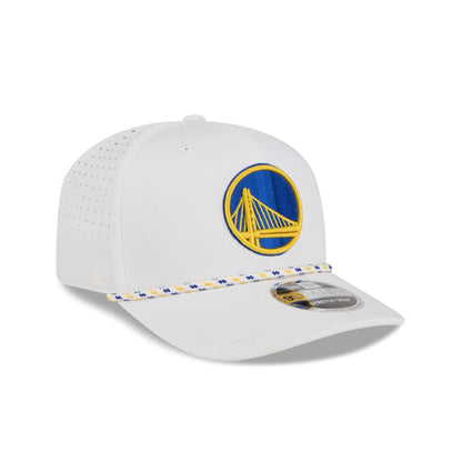 Golden State Warriors Optic White Performance Rope 9SEVENTY Stretch-Snap Hat
