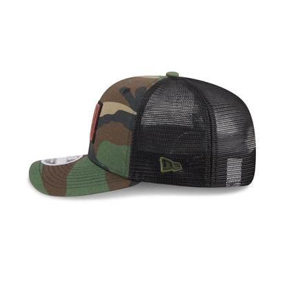 Arizona State Sun Devils Camo Canvas 9SEVENTY Trucker Hat