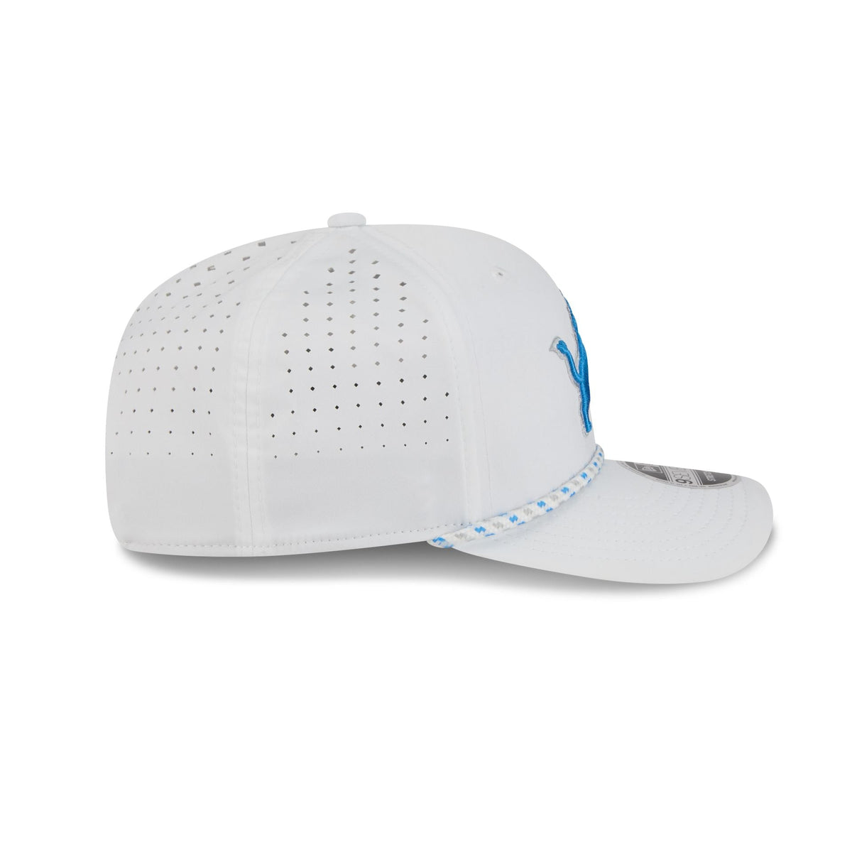 Detroit Lions Optic White Performance Rope 9SEVENTY Stretch-Snap Hat