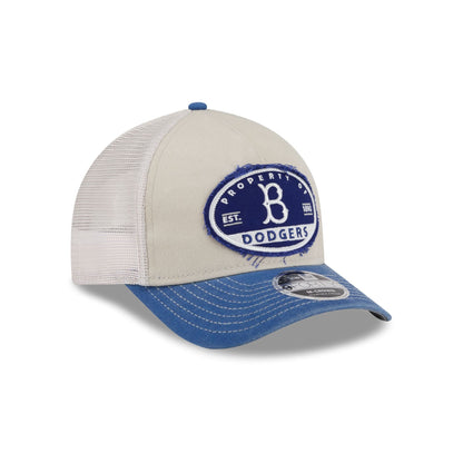 Brooklyn Dodgers Frayed 9FORTY M-Crown A-Frame Trucker Hat
