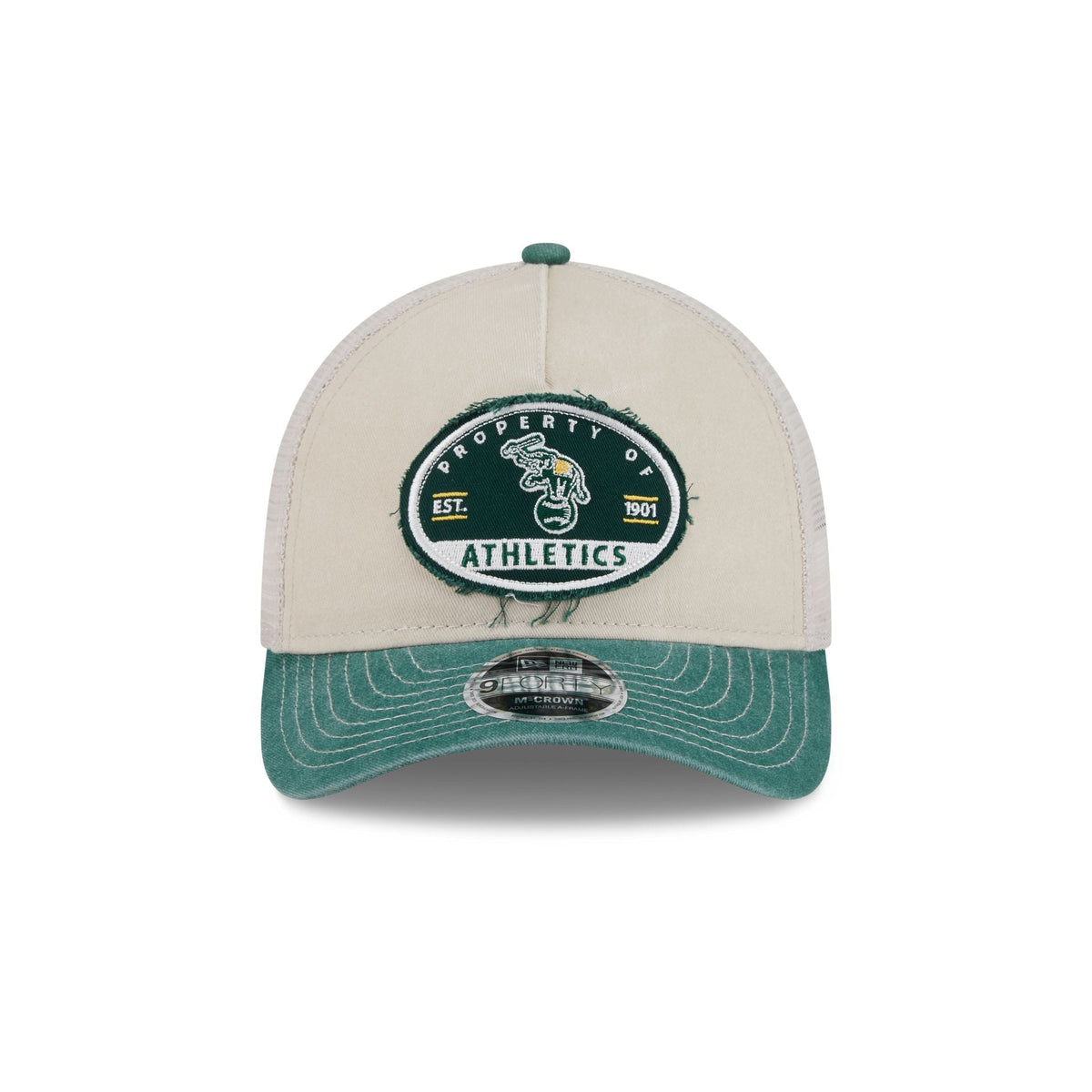 Athletics Frayed 9FORTY M-Crown A-Frame Trucker Hat