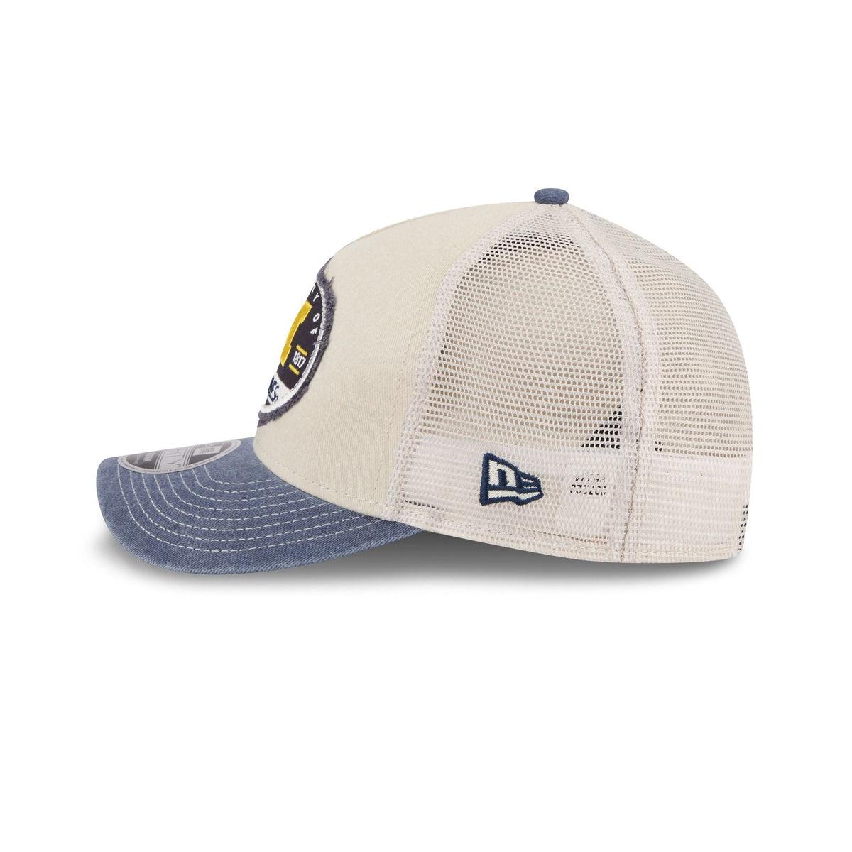 Michigan Wolverines Frayed 9FORTY M-Crown A-Frame Trucker Hat