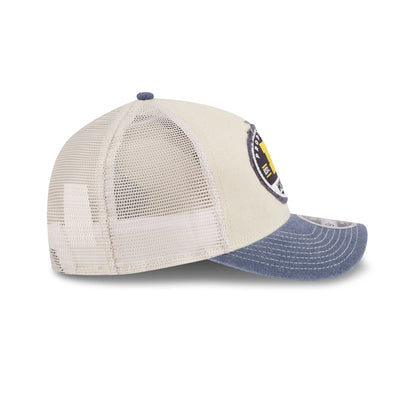 Michigan Wolverines Frayed 9FORTY M-Crown A-Frame Trucker Hat