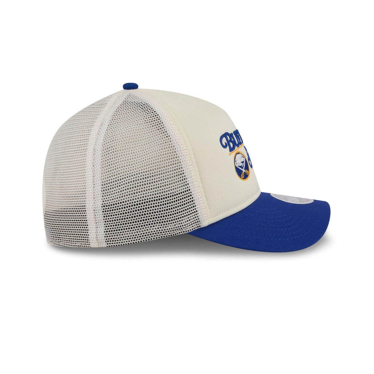 Buffalo Sabres Retro Chrome Women's White 9FORTY M-Crown A-Frame Trucker Hat