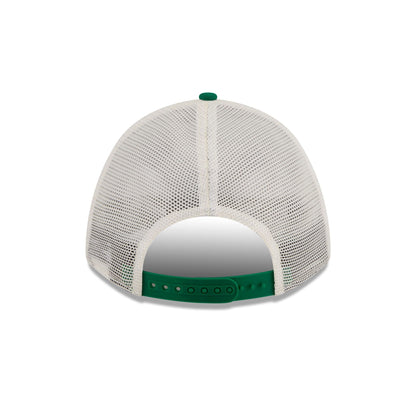 Boston Celtics Retro Chrome Women's White 9FORTY M-Crown A-Frame Trucker Hat