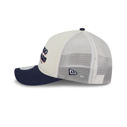 Chicago Bears Retro Chrome Women's White 9FORTY M-Crown A-Frame Trucker Hat