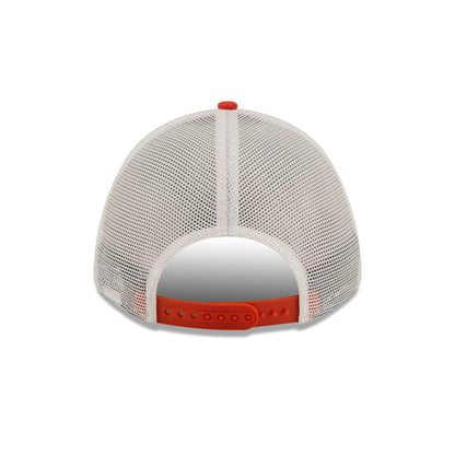 Anaheim Ducks Retro Chrome Women's White 9FORTY M-Crown A-Frame Trucker Hat