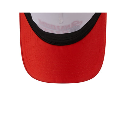 Anaheim Ducks Retro Chrome Women's White 9FORTY M-Crown A-Frame Trucker Hat